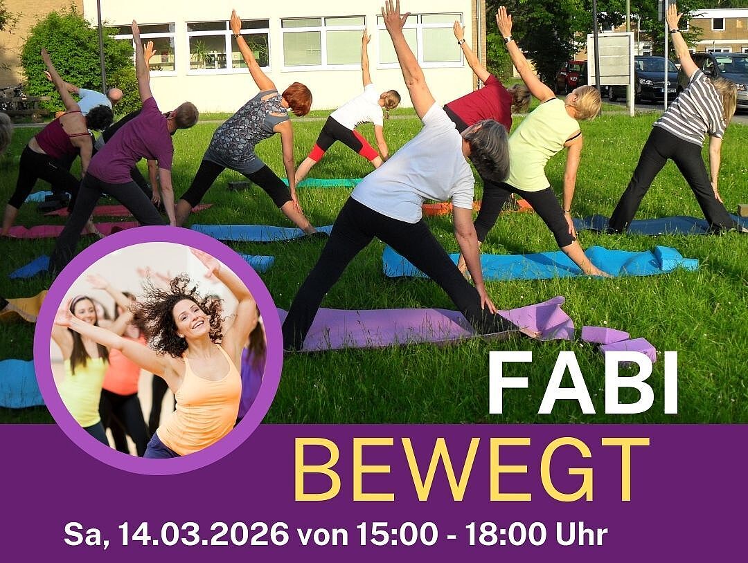 Aktionsplakat für den Fabi bewegt-Tag am 14.03.2026