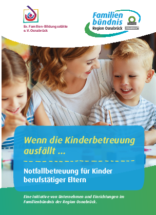 Flyer Notfallbetreuung für Kinder